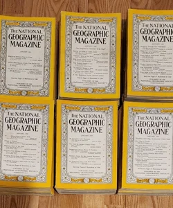 National Geographic Magazine 1950 Decade INCOMPLETE
