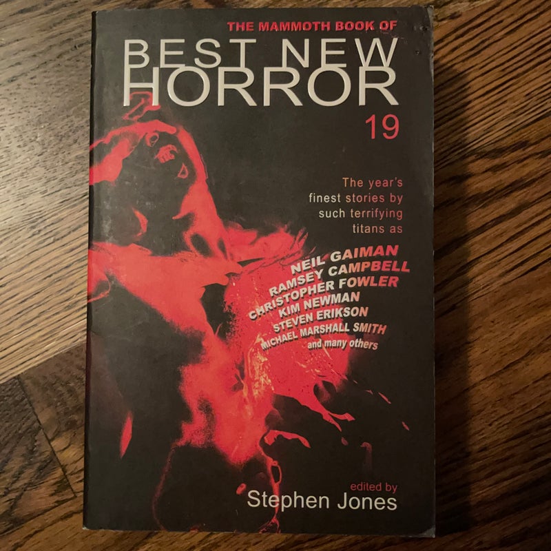 The Mammoth Book of Best New Horror 19