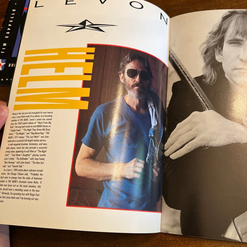 RINGO STARR And His All Star Band 1989 TOUR BOOK Program