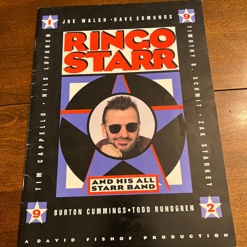 RINGO STARR And His All Star Band 1989 TOUR BOOK Program