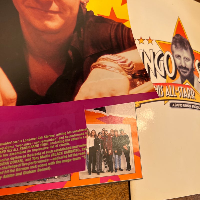 RINGO STARR And His All Star Band 1989 TOUR BOOK Program