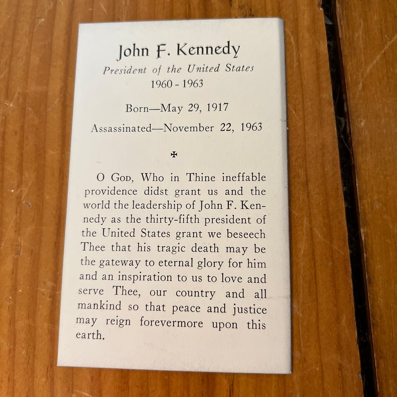 A Tribute to John F. Kennedy