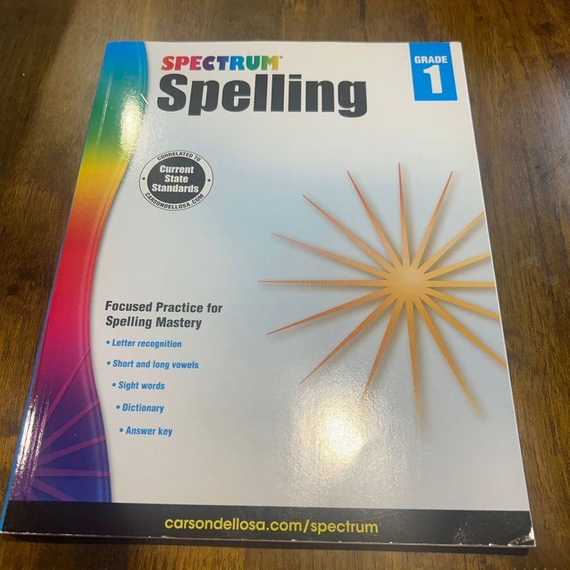 Spectrum Spelling, Grade 1 by Spectrum Spectrum Spelling, Grade 1 by Spectrum
