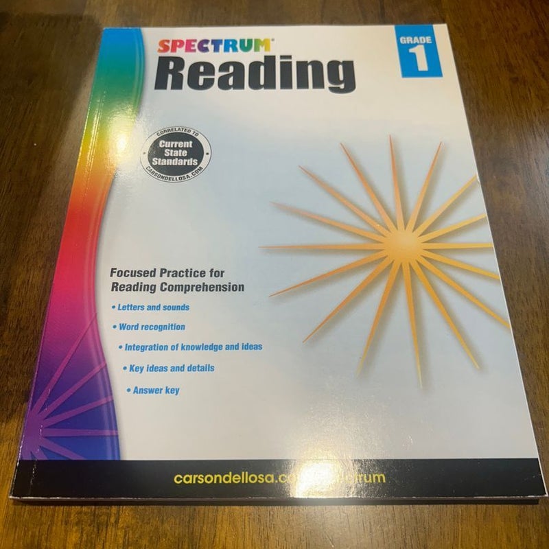 Spectrum reading grade 1 by spectrum