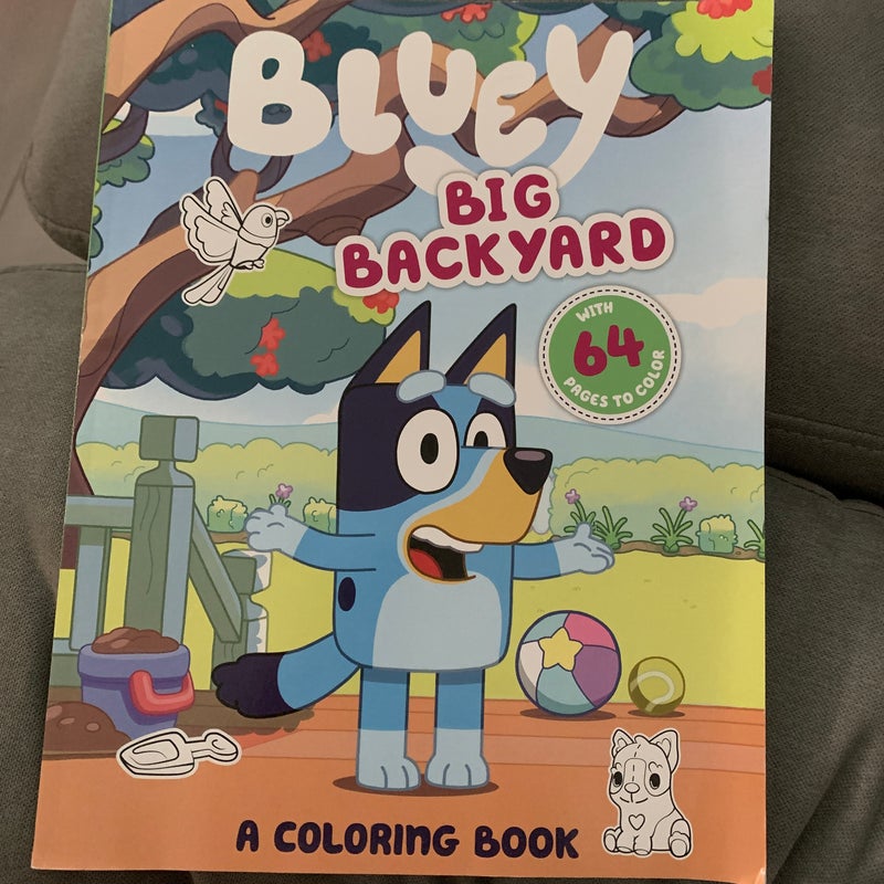 Bluey: Big Backyard: a Coloring Book