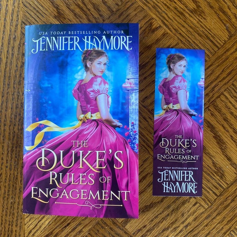 The Duke's Rules of Engagement- BRAND NEW w/ matching Bookmark!