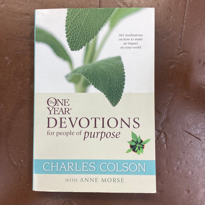 The One Year Devotions for People of Purpose