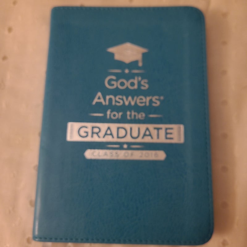 God's Answers for the Graduate: Class of 2016 - Teal