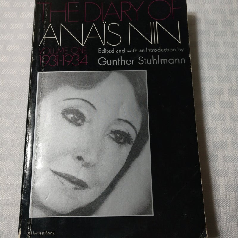 The Diary of Anais Nin Volume 1 1931-1934