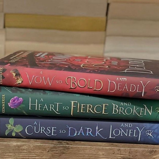 A Curse so Dark and Lonely 3 Book Set NEW