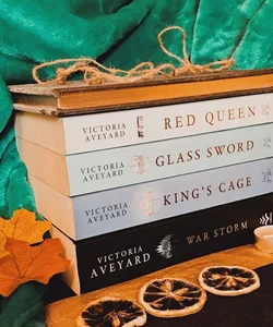 Red Queen 4 Book Paperback Series Set NEW