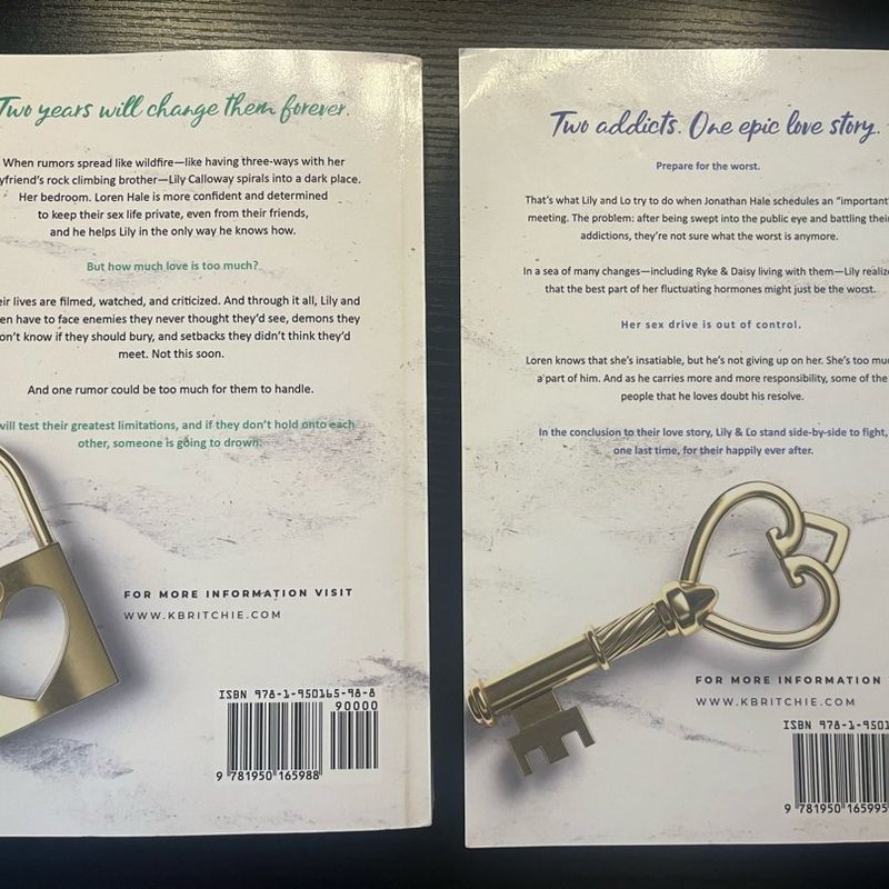 Thrive & Addicted After All 2 Book Set by Krista & Becca Ritchie ...