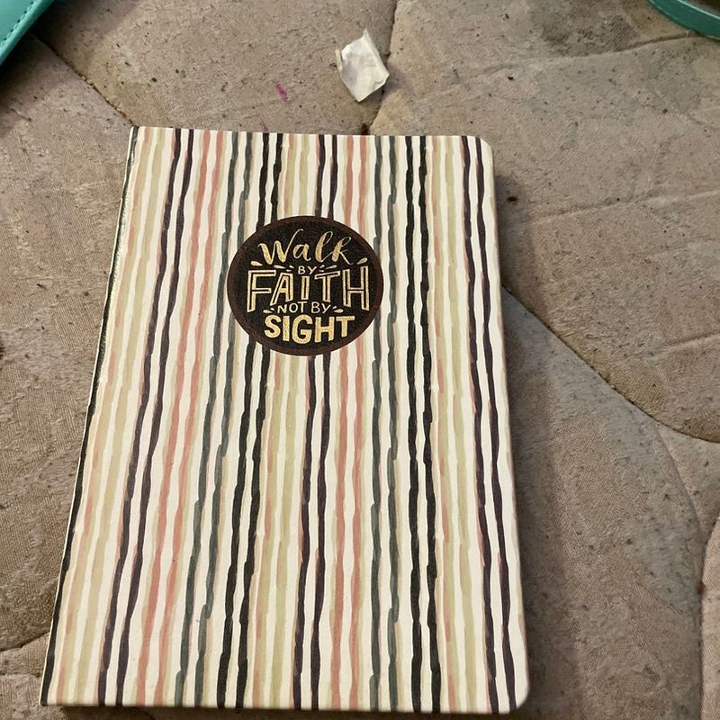 Walk by faith not by sight writing journal 