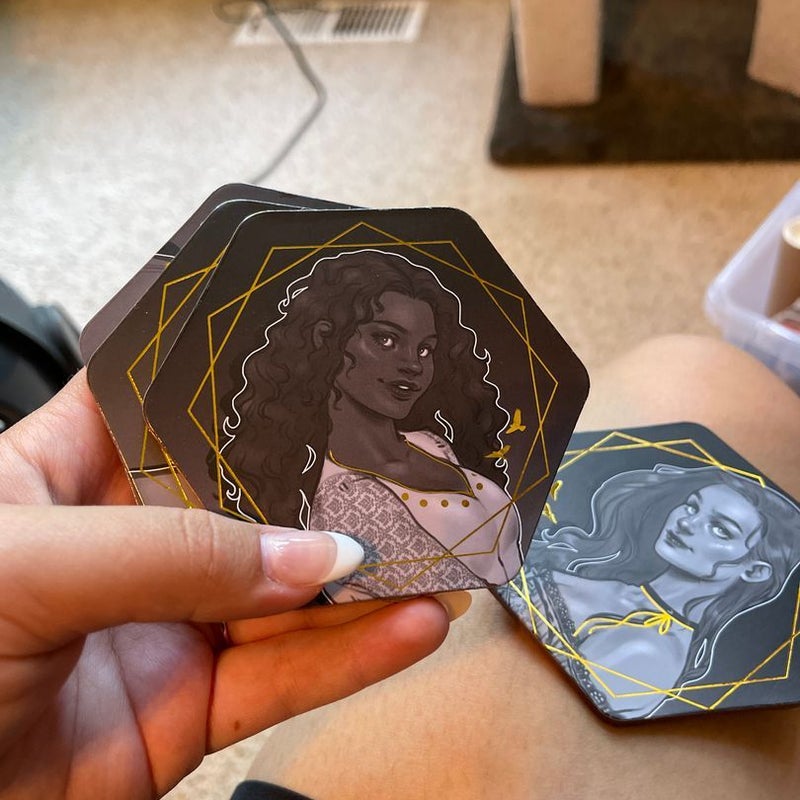 Set of 4 Character Coasters (Fairyloot exclusive)