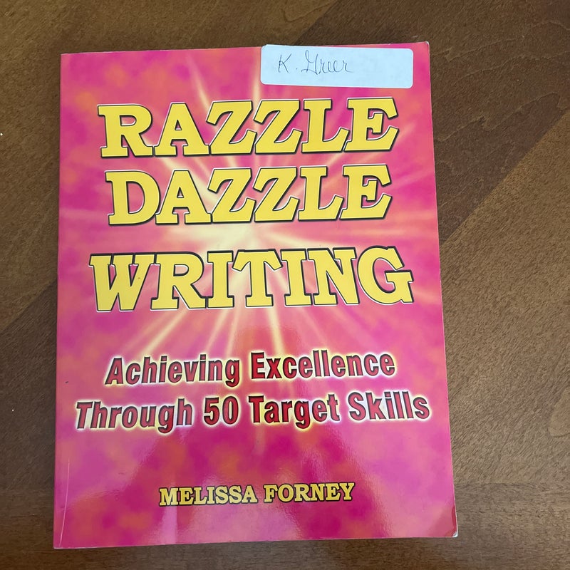 Razzle Dazzle Writing