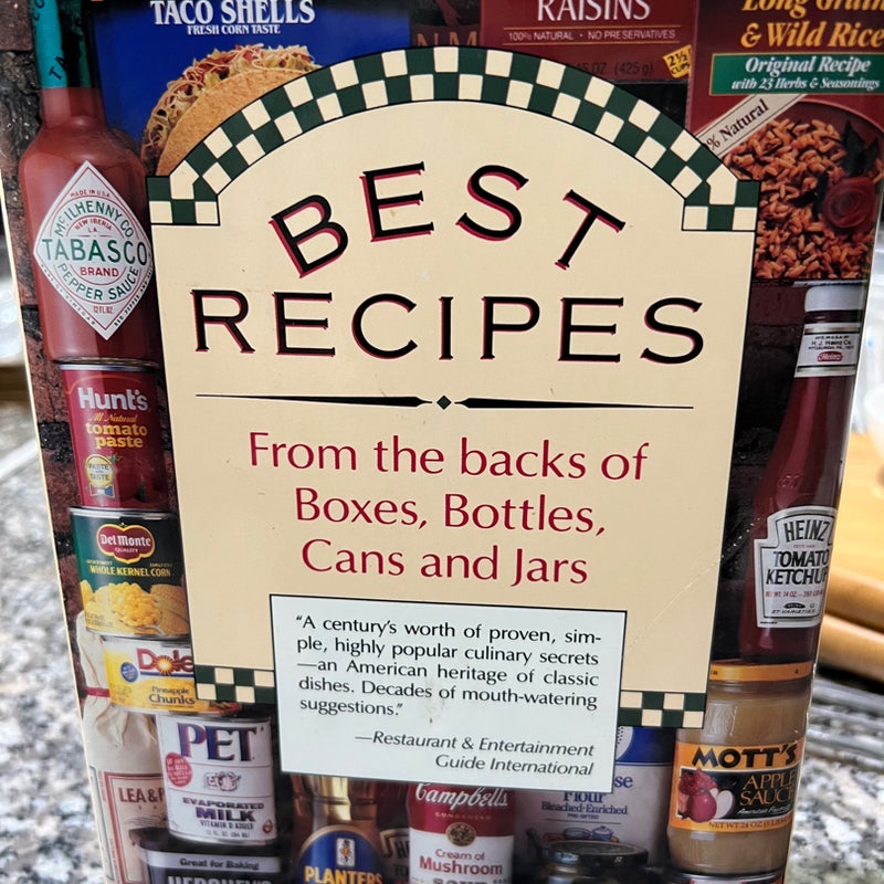 Best Recipes from the Backs of Boxes, Bottles, Cans and Jars