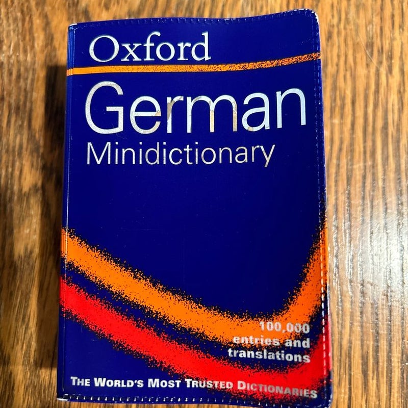 Oxford German Minidictionary