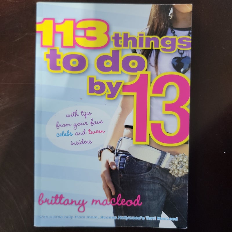 113 Things to do by 13