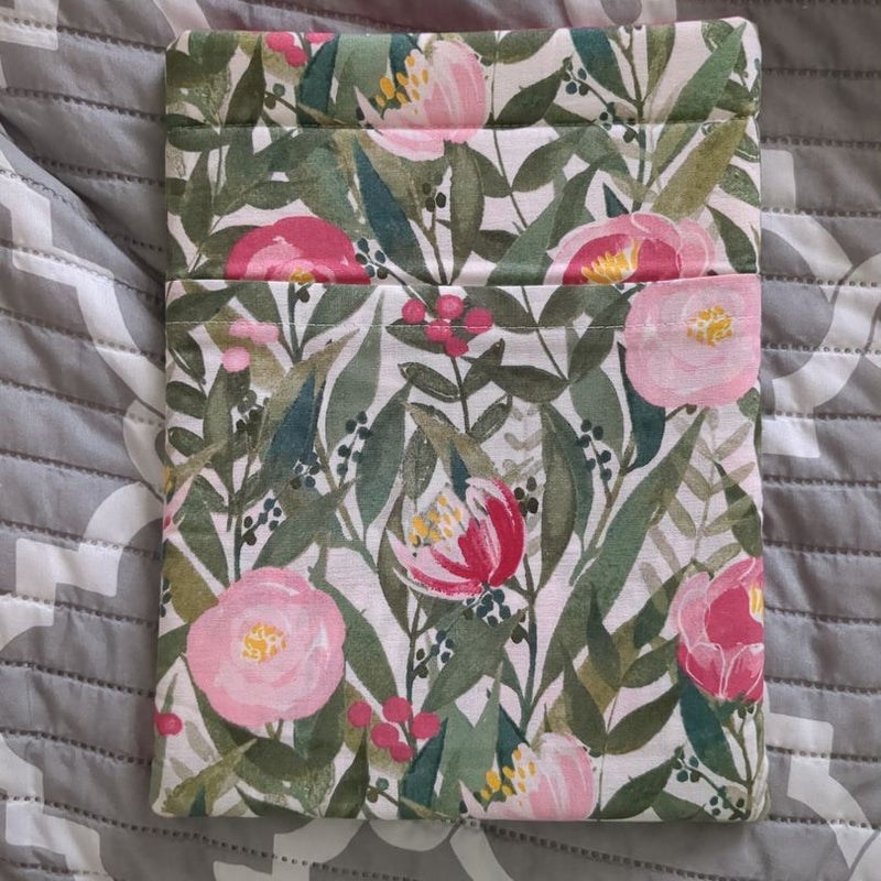 Floral book sleeve 