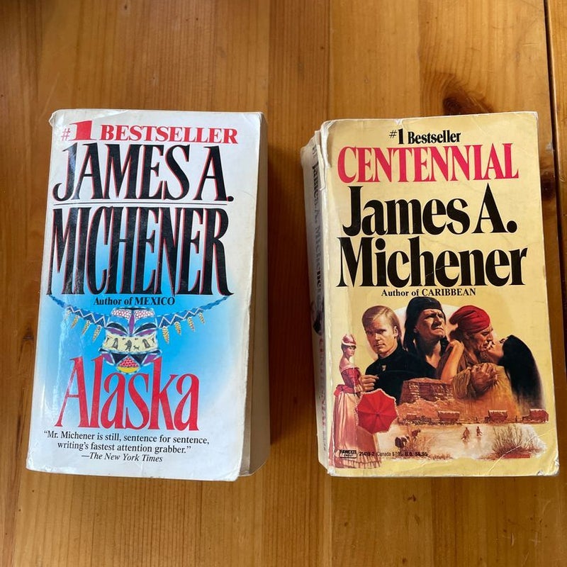 Centennial and Alaska (James Michener bundle)