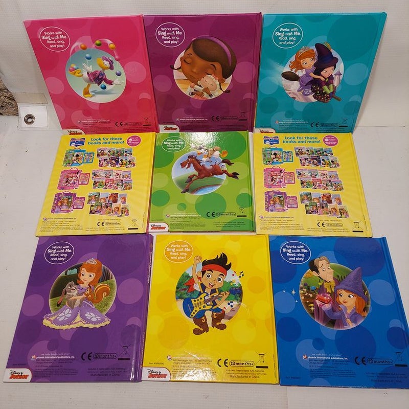 Lot of Disney Sing With Me / Story Reader Books 