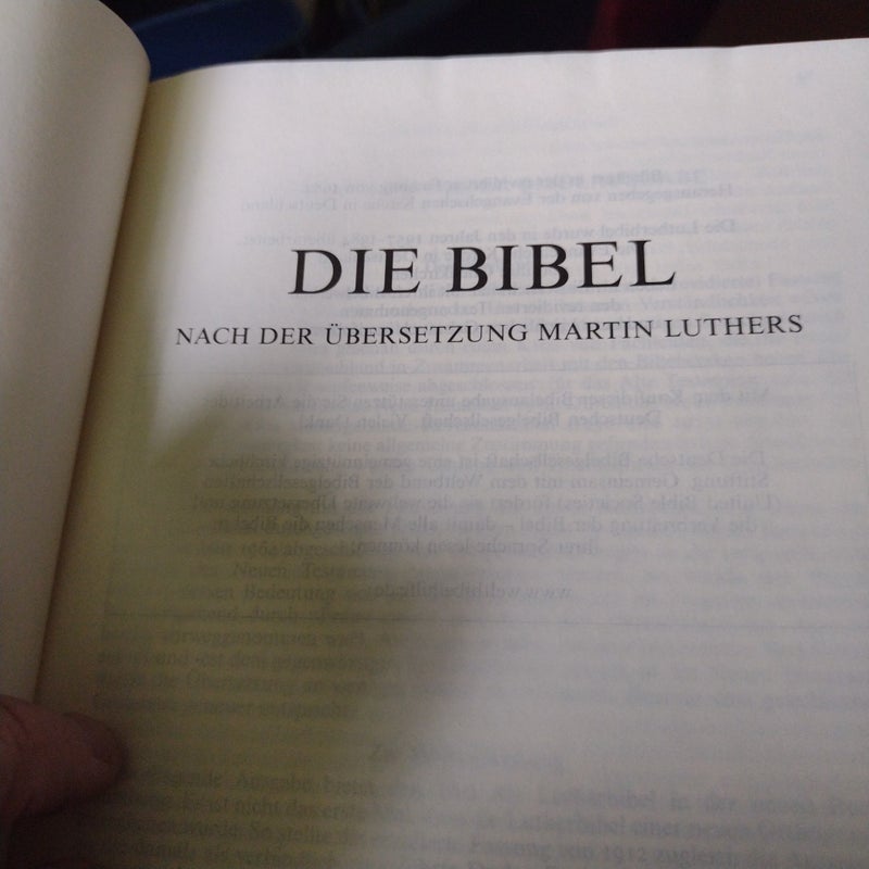 Die Bibel nach Martin Luther auf Deutsch