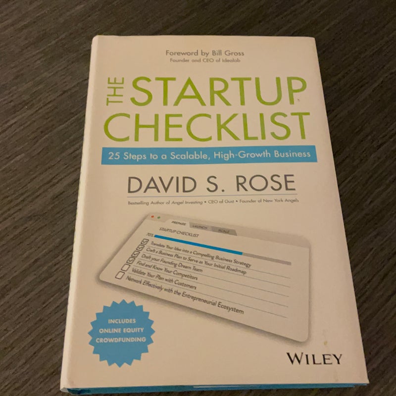 The Startup Checklist