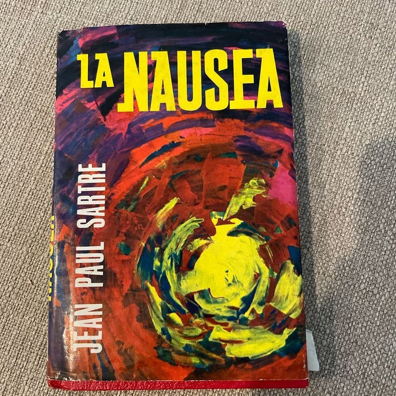 La nausea by Jean Paul sartre, Hardcover