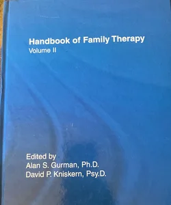 Handbook of Family Therapy