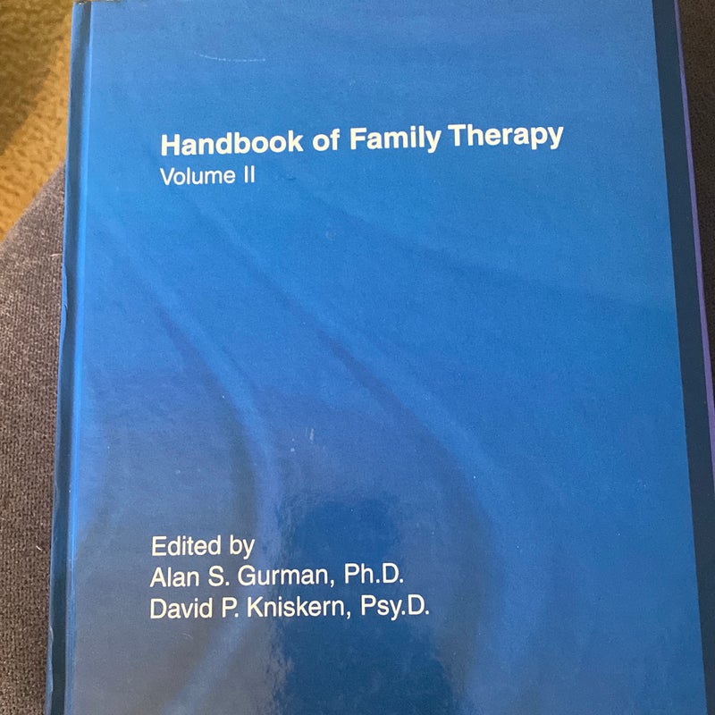 Handbook of Family Therapy