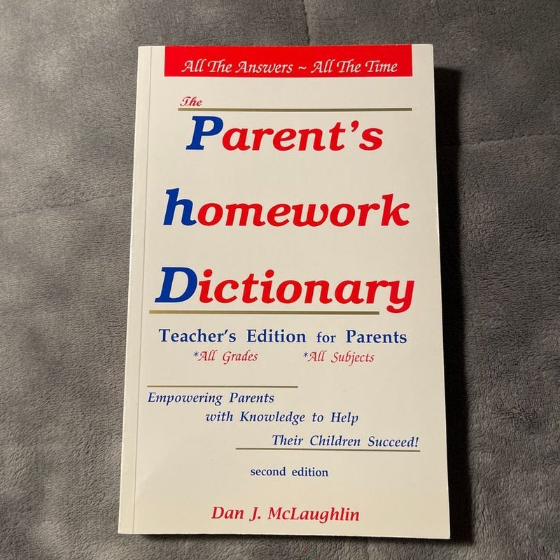 Parent's Homework Dictionary