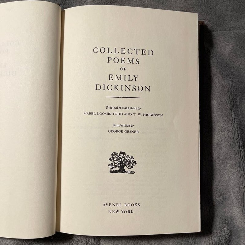 Collected Poems of Emily Dickinson 