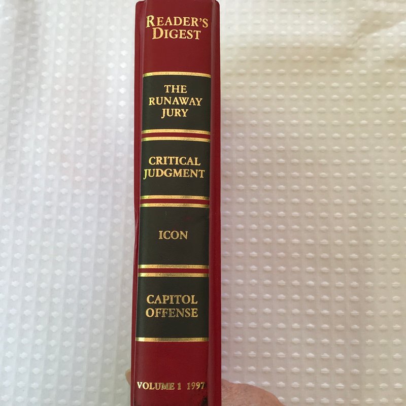Reader’s Digest Condensed Books Volume 1 1997 by John Grisham, Michael ...