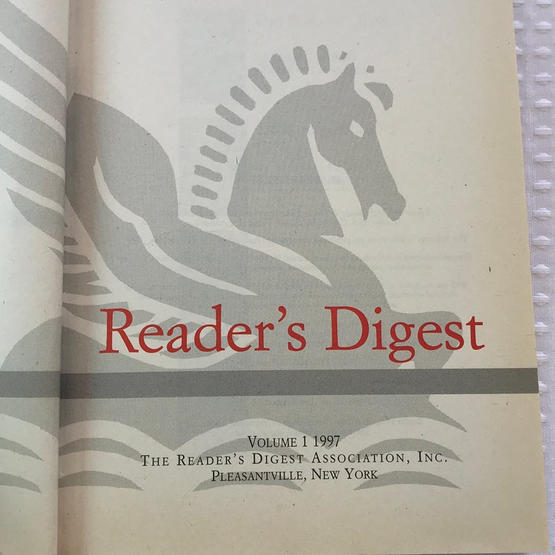 Reader’s Digest Condensed Books Volume 1 1997