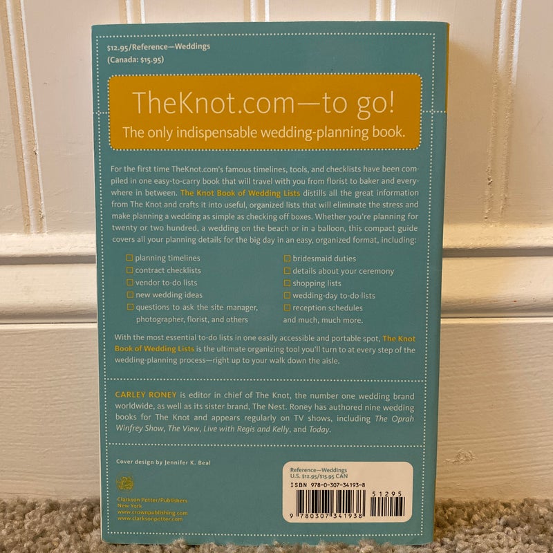 The Knot Book of Wedding Lists