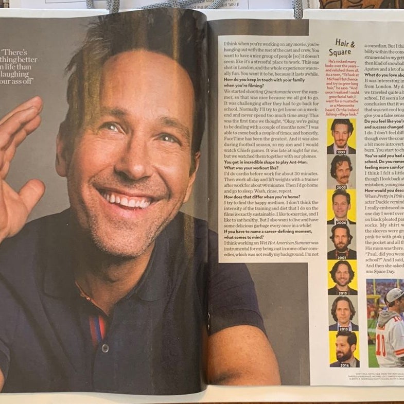 People “The Sweet Life of Paul Rudd” Issue plus Rihanna Surprise Pregnancy February 2023 Magazine 