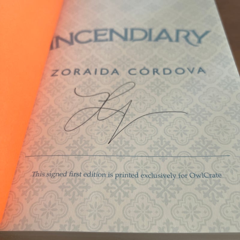 Incendiary (Signed Owlcrate Edition 