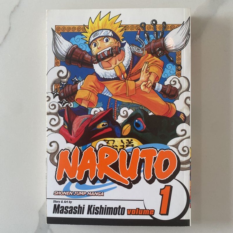 Naruto, Vol. 1, Vol. 3, Vol. 5, Vol. 7, & Vol. 8