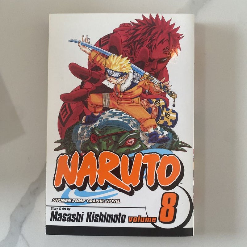 Naruto, Vol. 1, Vol. 3, Vol. 5, Vol. 7, & Vol. 8