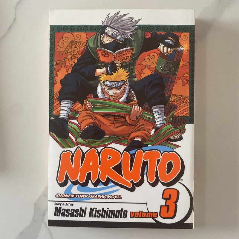Naruto, Vol. 1, Vol. 3, Vol. 5, Vol. 7, & Vol. 8