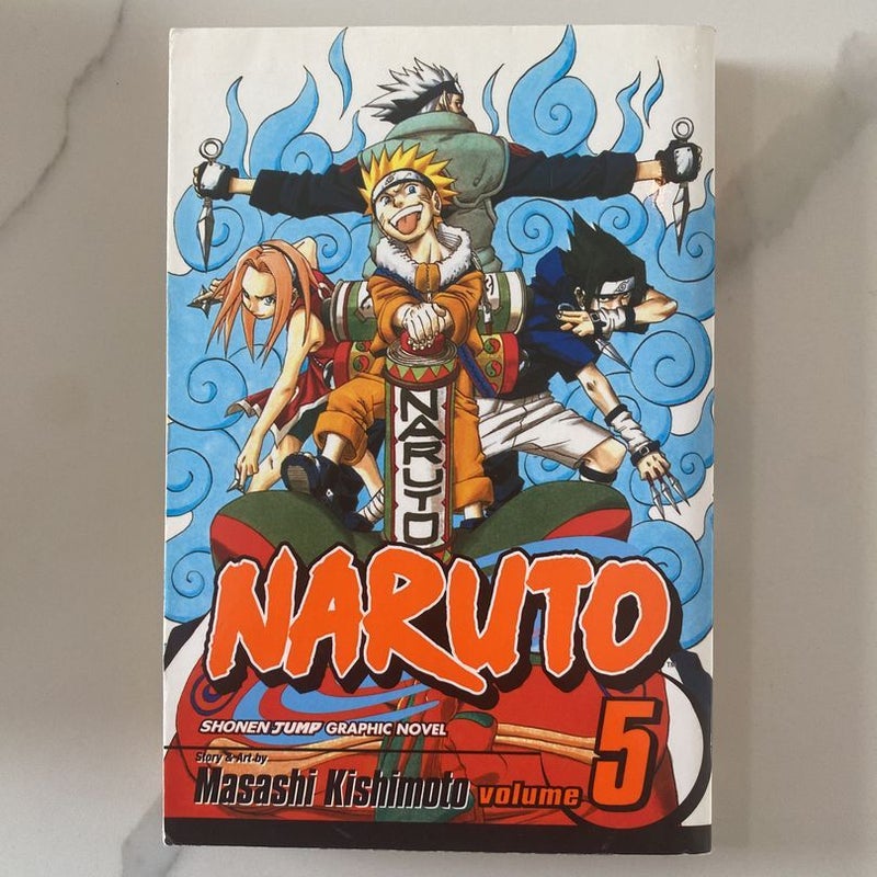 Naruto, Vol. 1, Vol. 3, Vol. 5, Vol. 7, & Vol. 8