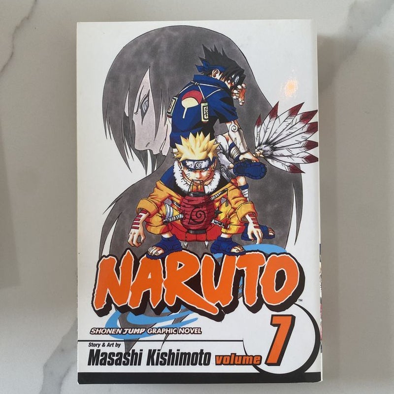 Naruto, Vol. 1, Vol. 3, Vol. 5, Vol. 7, & Vol. 8