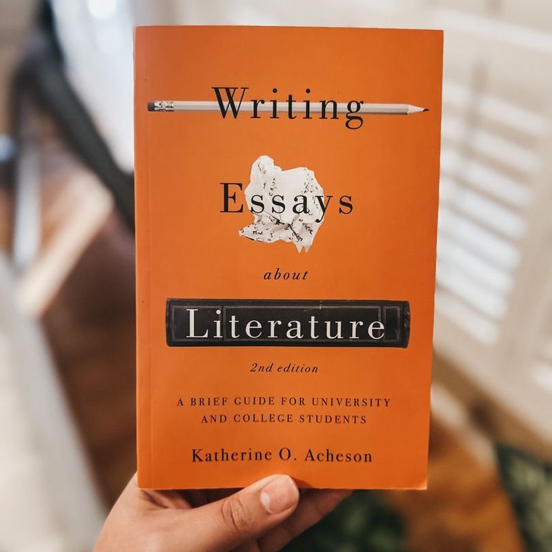 Writing Essays about Literature