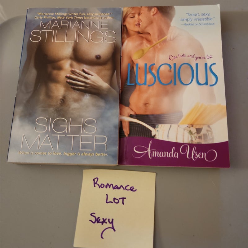 Romance LOT -SEXY/ Luscious and Sighs Matter