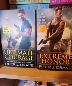 LOT 2 books Ultimate Courage