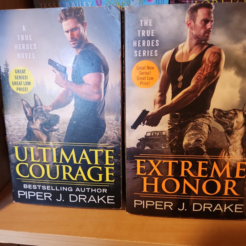 LOT 2 books Ultimate Courage