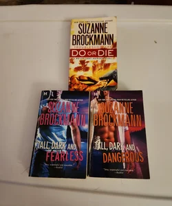 LOT of 5 (2 include 2 novels each) Tall Dark and Dangerous, Do or Die, Tall, Dark and Fearless
