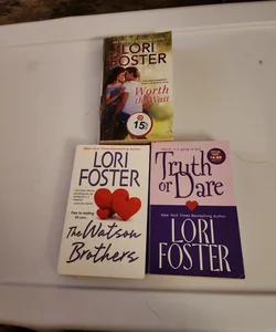 LOT of 3 / Worth the Wait, The Watson Brothers,  Truth or Dare