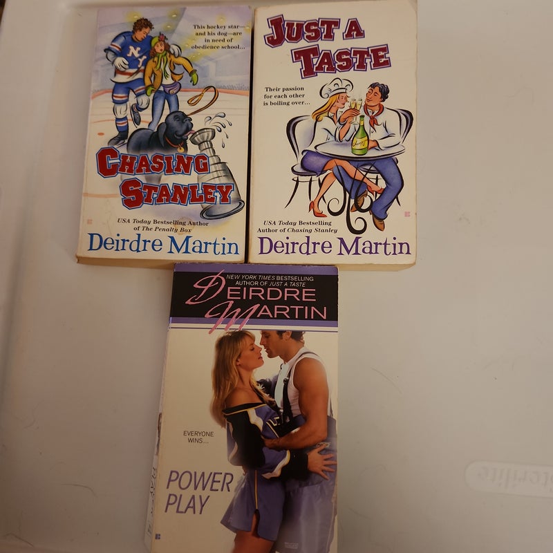 Martin #3/ LOT of 3/ Chasing Stanley (6), Just a Taste (7), Power Play (8) SET BUNDLE SERIES