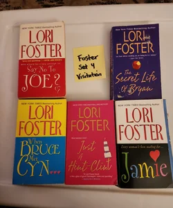 Foster SET #4/ Say No to Joe (1 also related to winston bro series), The Secret Life of Bryan (2), When Bryce met Cyn (3), Just a Hint, Clint (4), Jamie (5) LOT SERIES BUNDLE